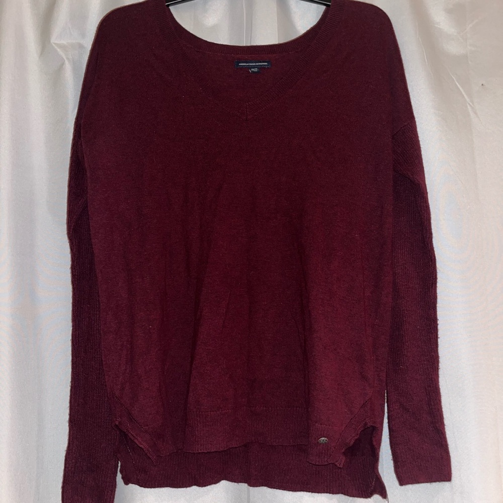 Dark red American Eagle sweater size XS